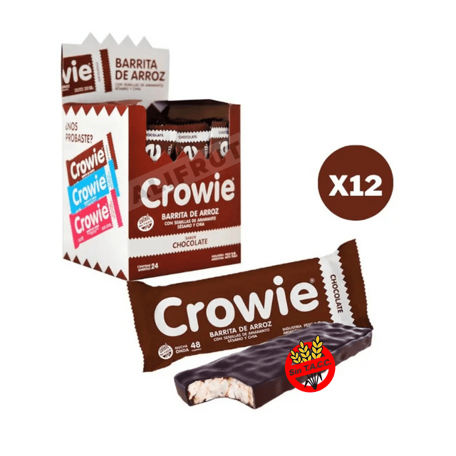 Barritas De Arroz (Chocolate Negro) - x12U - Proximo Vencimiento